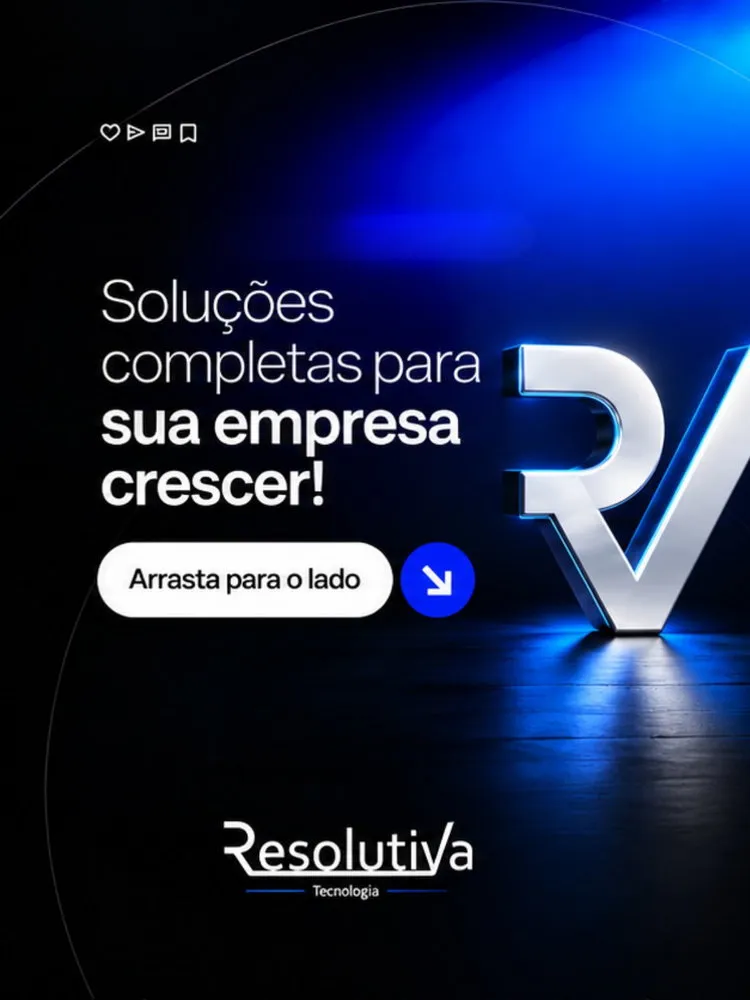 Sua empresa tem uma ideia. A Resolutiva transforma em solução. 🚀

Criamos tecnologia para ajudar negócios a crescer, automatizar processos e